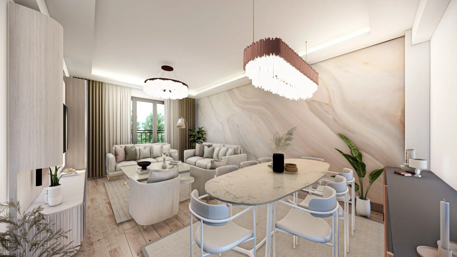 Golden City Lüks Satılık Daire İç Mimari ve Dış Cephe Detayı 12 - NHT Karakoç İnşaat
